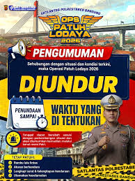 Ini Alasan Polisi Tunda Operasi Patuh Lodaya 2026